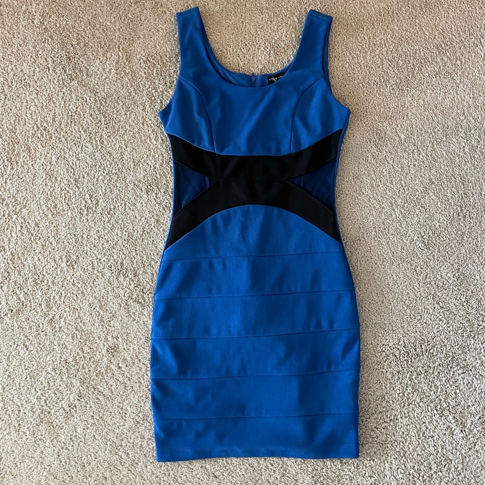 Blue dress, size small ruby rox